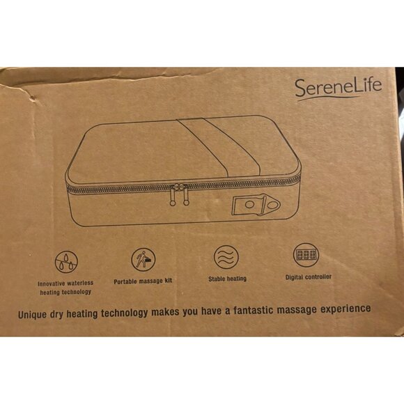 SereneLife Portable Hot Stones Warmer Bag With Digital Electric Heater No Stones - Picture 2 of 10